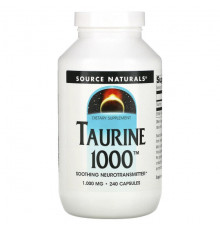 Source Naturals, таурин, 1000 мг, 120 капсул