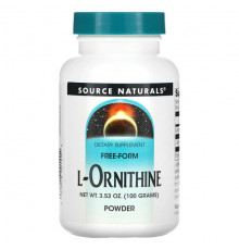 Source Naturals, L-орнитин в виде порошка, 100 г (3,53 унции)