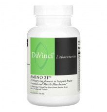 DaVinci Laboratories of Vermont, Amino 21, 750 мг, 90 капсул