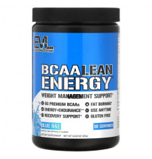 EVLution Nutrition, BCAA Lean Energy, со вкусом синей малины, 303 г (10,60 унции)