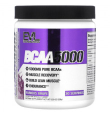 EVLution Nutrition, BCAA5000, без вкусовых добавок, 150 г (5,3 унции)