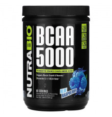 NutraBio, BCAA 5000, киви и клубника, 401 г (0,88 фунта)