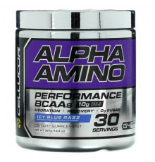 Cellucor, Alpha Amino, BCAA для улучшения результатов, льдисто-голубая вспышка, 381 г (13,4 унции)