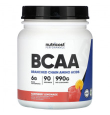 Nutricost, Performance, BCAA, без добавок, 180 г (6,3 унции)