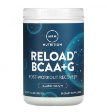 MRM Nutrition, RELOAD BCAA+G, восстановление после тренировок, вкус тропических фруктов, 330 г (11,6 унций)