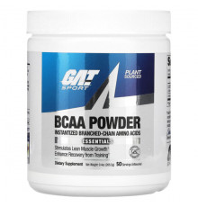 GAT, BCAA в порошке, без добавок, 266,5 г (9,4 унции)