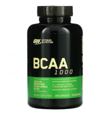 Optimum Nutrition, BCAA 1000 Caps, большая упаковка, 500 мг, 60 капсул