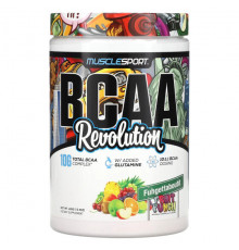 MuscleSport, BCAA, Revolution, фруктовый пунш, 450 г (15,9 унции)