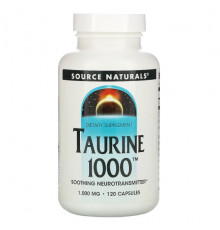 Source Naturals, таурин, 1000 мг, 120 капсул