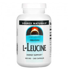 Source Naturals, L-лейцин, 500 мг, 240 капсул