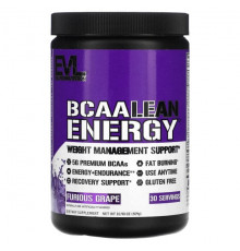 EVLution Nutrition, BCAA Lean Energy, со вкусом синей малины, 303 г (10,60 унции)