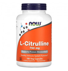 L-Citrulline, 750 mg, 180 Veg Capsules (375 mg Per Capsule)