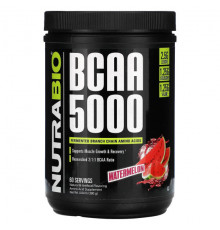 NutraBio, BCAA 5000, киви и клубника, 401 г (0,88 фунта)