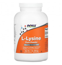 L-Lysine Pure Powder, 1 lb (454 g)