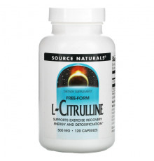 Source Naturals, L-цитруллин, 500 мг, 120 капсул