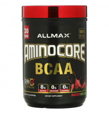 ALLMAX, аминокислоты с разветвленной цепью AMINOCORE, голубая малина, 315 г (0,69 фунта)