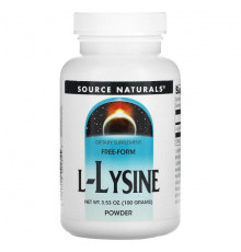 Source Naturals, L-лизин в порошке, 100 г (3,53 унции)