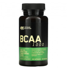 Optimum Nutrition, BCAA 1000 Caps, большая упаковка, 500 мг, 60 капсул