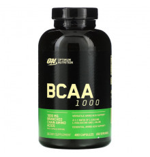 Optimum Nutrition, BCAA 1000 Caps, большая упаковка, 500 мг, 60 капсул