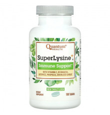 Quantum Health, Super Lysine+, иммунная поддержка, 90 таблеток