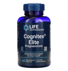 Life Extension, Прегненолон Elite Cognitex, 60 вегетарианских таблеток