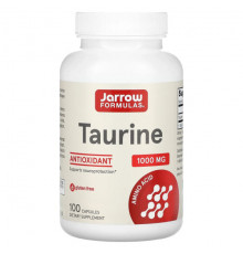 Jarrow Formulas, таурин, 1000 мг, 100 капсул