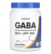 GABA, Unflavored, 17.6 oz (500 g)