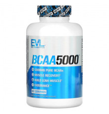 EVLution Nutrition, BCAA5000, 240 капсул