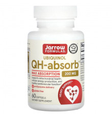 Jarrow Formulas, QH-Absorb, убихинол, 100 мг, 60 капсул