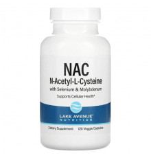 Lake Avenue Nutrition, NAC, 600 мг, 120 растительных капсул