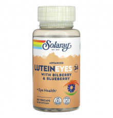 Advanced Lutein Eyes 24 with Bilberry & Blueberry, 30 VegCaps