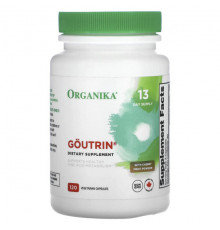 Organika, Goutrin, с порошком из плодов вишни, 120 вегетарианских капсул