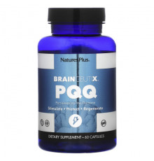 NaturesPlus, BrainCeutix, пирролохинолинхинон (PQQ), 20 мг, 60 капсул