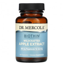 Dr. Mercola, Biothin, экстракт дикорастущего яблока, 60 капсул