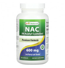 Best Naturals, NAC, 600 мг, 250 капсул