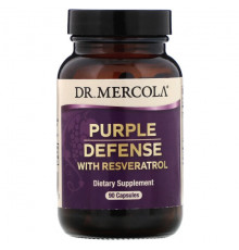 Dr. Mercola, Purple Defense с ресвератролом, 90 капсул