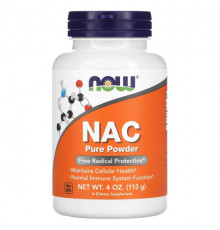 NOW Foods, NAC Pure Powder, 4 oz (113 g)