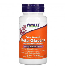 Beta-Glucans, with ImmunEnhancer, Extra Strength, 250 mg, 60 Veg Capsules