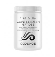 Marine Collagen Protein Powder Supplement, Biotin 10,000 mcg, Vitamin C, D3 & B6, Keratin, Hyaluronic Acid, Niacin, Wild Caught Hydrolyzed Fish Collagen Peptides, Hair, Skin, Joints, 11.50 oz