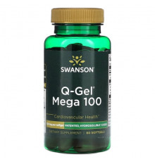 Swanson, Q-Gel Mega 100, 100 мг, 60 мягких таблеток