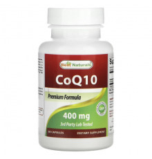 Best Naturals, CoQ10, 400 мг, 60 капсул