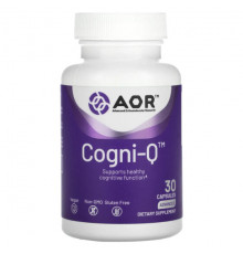 Advanced Orthomolecular Research AOR, Cogni-Q`` 30 капсул