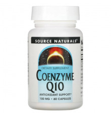 Source Naturals, коэнзим Q10, 200 мг, 60 капсул