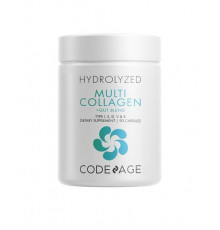 Multi Collagen Peptides Capsules + Gut Health Blend, Hydrolyzed Collagen Protein Supplement - 90ct