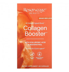 Reserveage Nutrition, Collagen Booster с гиалуроновой кислотой и ресвератролом, 120 капсул