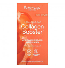 Reserveage Nutrition, Collagen Booster с гиалуроновой кислотой и ресвератролом, 120 капсул