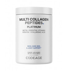 Platinum Multi Collagen Peptides Powder, Biotin, Vitamin C, Keratin, Hydrolyzed Collagen Protein - 11.50 oz