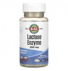 Lactase Enzyme, 250 mg, 60 Softgels (125 mg per Softgel)