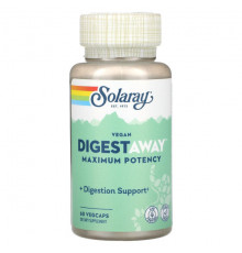 Vegan Digestaway, Maximum Potency, 60 VegCaps