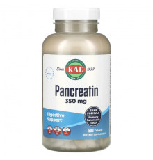 KAL, Pancreatin, 350 mg, 100 Tablets